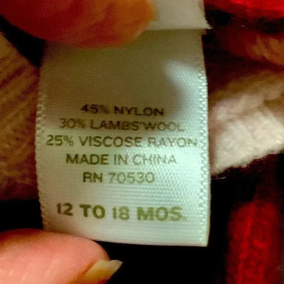 Janie and Jack girls wool dress, perfect for the holiday  season - Picture 3 of 3